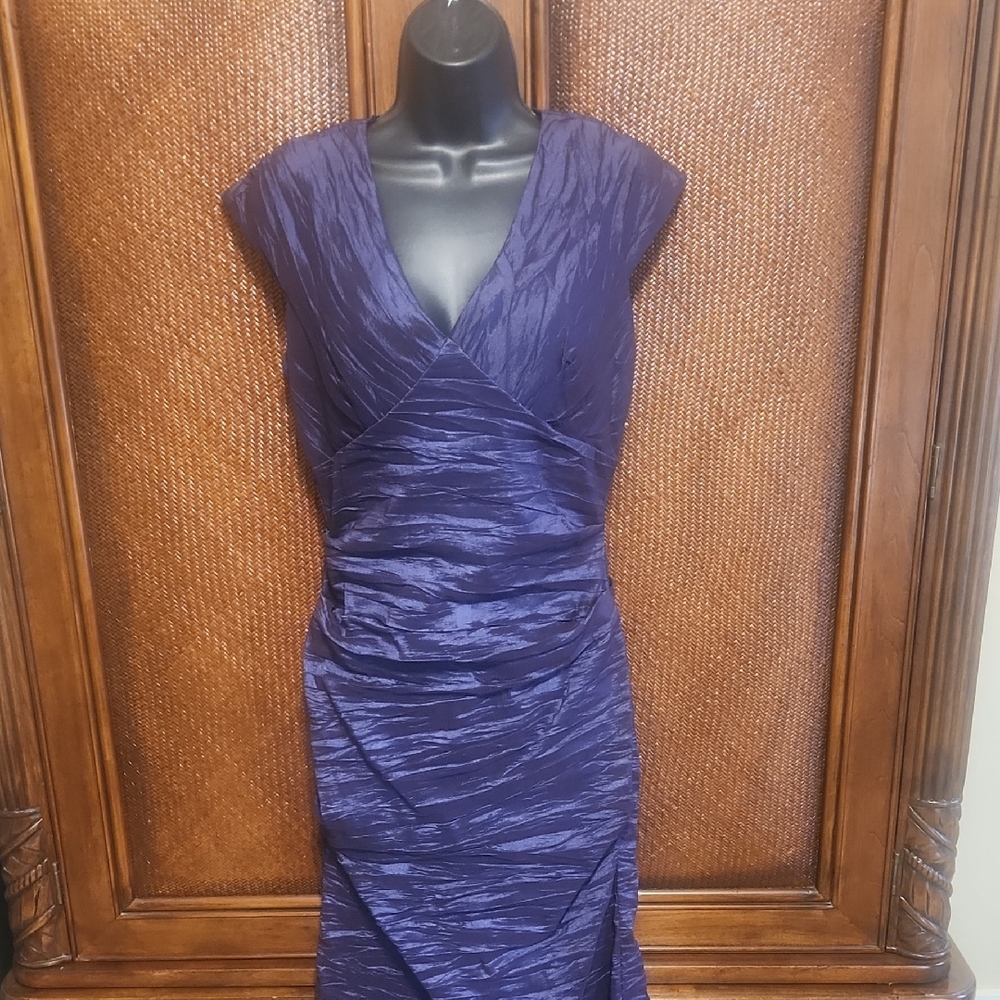 Alex Evenings Deep Purple Formal Dress - Picture 2 of 4
